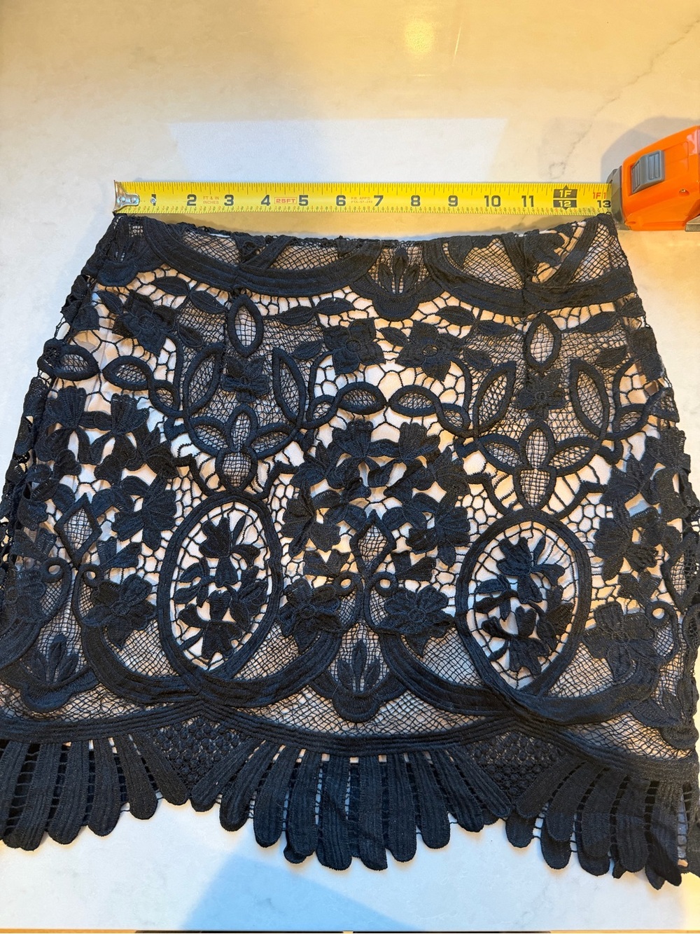 Lovers + Friends Black Lace Mini Skirt - Picture 4 of 6